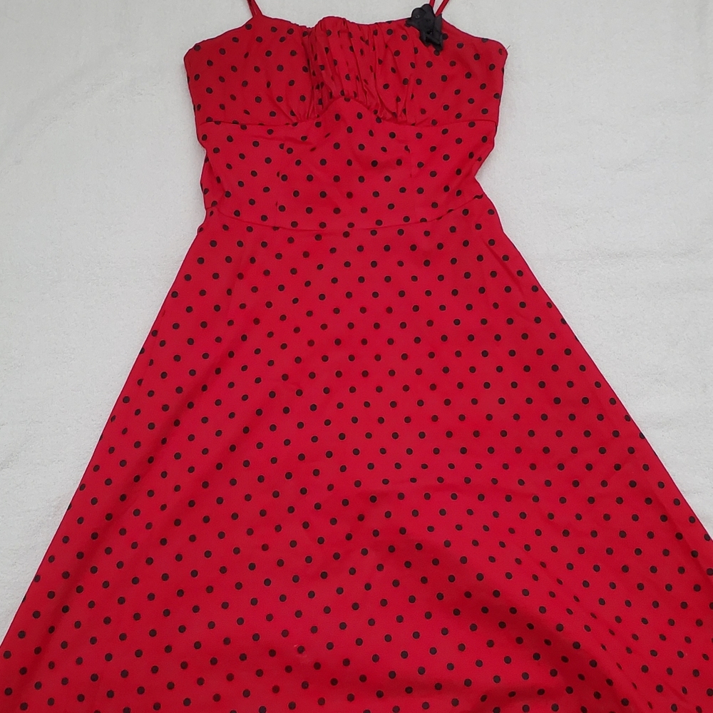 Retro red dress